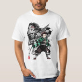 Art tanjiro kamado t-shirt (Voorkant)