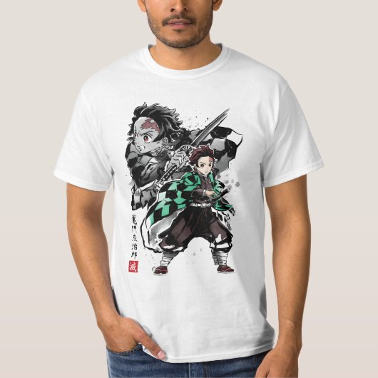 Art tanjiro kamado t-shirt (Voorkant)