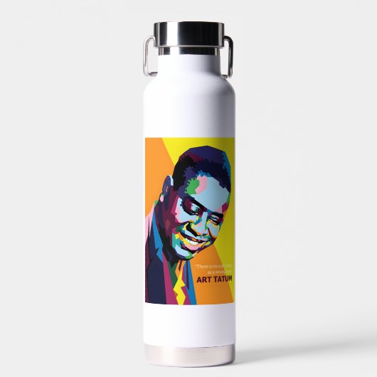 Art Tatum Waterfles (Voorkant)