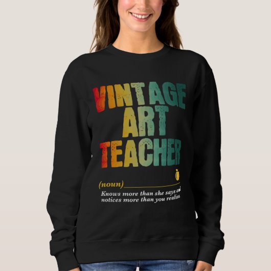 Art Teacher Appreciation Week Back to School 3 Trui (Voorkant)