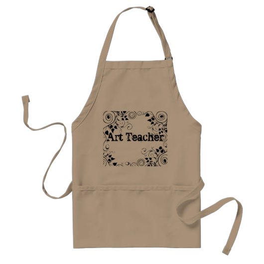 Art Teacher Apron Standaard Schort (Voorkant)