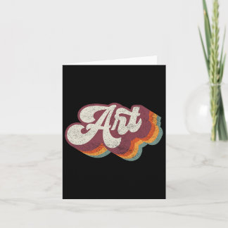 Art Teacher Back To School  Kaart