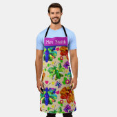 Art Teacher Butterfly Schort (Gedragen)