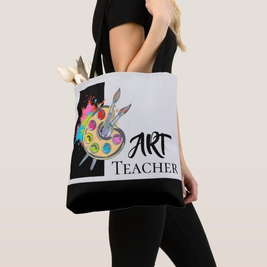 Art Teacher | Canvas tas palet schilder (Dichtbij)