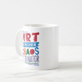 Art Teacher Chaos-coördinator Koffiemok (Voorkant links)