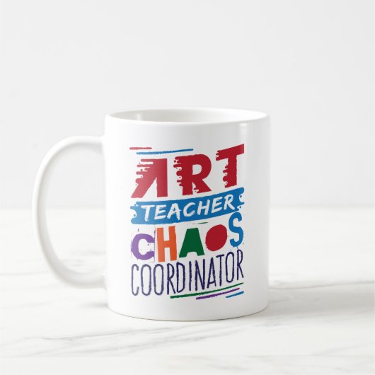 Art Teacher Chaos-coördinator Koffiemok (Links)
