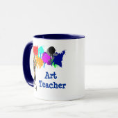 Art Teacher Coffee-Mok Mok (Voorkant links)
