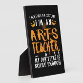 Art Teacher Halloween Funny Costume Fotoplaat (Zijkant)