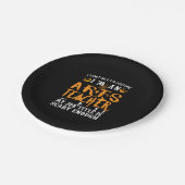 Art Teacher Halloween Funny Costume Papieren Bordje (Gekanteld)