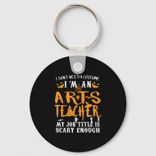 Art Teacher Halloween Funny Costume Sleutelhanger