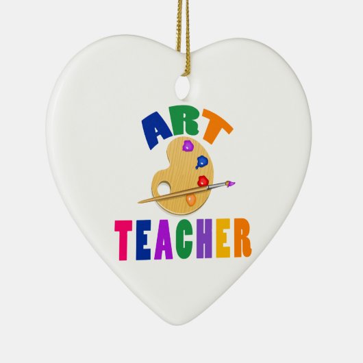 Art Teacher Keramisch Ornament (Rechts)