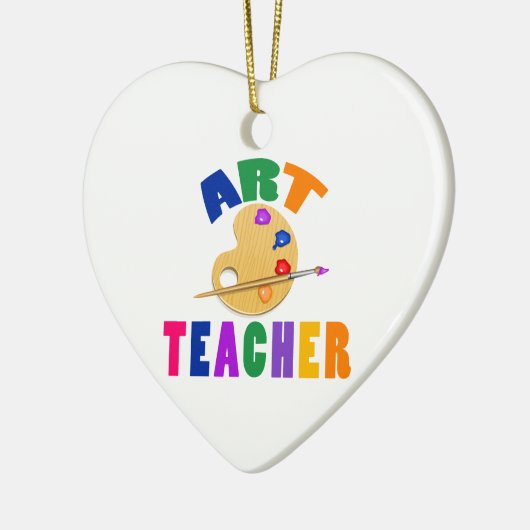 Art Teacher Keramisch Ornament (Links)