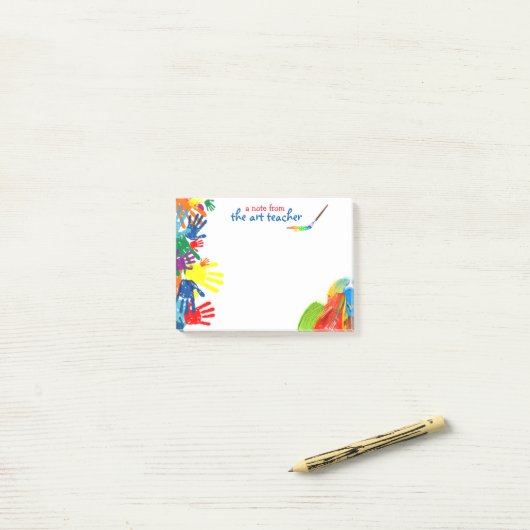 Art Teacher Post-it Notes (Op bureau)