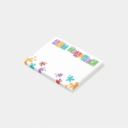 Art Teacher Post-it Notes (Schuin)