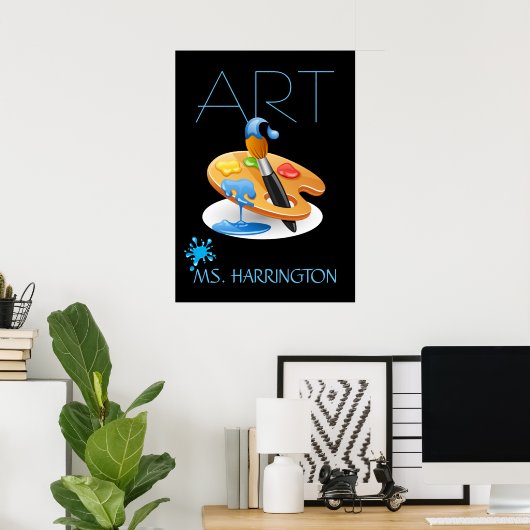 Art Teacher Poster - SRF (Thuiskantoor)