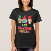 Art Teacher Squad Kerstmis Gnomes Gnome Sweater U T-shirt (Voorkant)