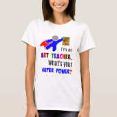 Art Teacher Superheld T-shirt (Voorkant)