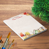 Art Teacher Waterverf Paint Supplies waardering Notitieblok