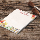 Art Teacher Waterverf Paint Supplies waardering Notitieblok