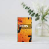 Art Tech Visitekaartje "Graphic Artist" (Staand voorkant)