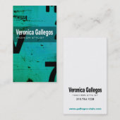 Art Tech Visitekaartje "Mode Stylist" (Voorkant / Achterkant)