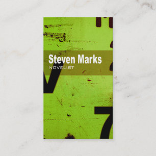 Art Tech Visitekaartje "Novelist Author Writer"