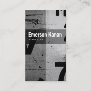 Art Tech Visitekaartje "Novelist Author Writer"