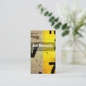 Art Tech Visitekaartje "Web Designer" (Staand voorkant)