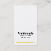 Art Tech Visitekaartje "Web Designer" (Achterkant)