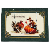  Art Thanksgiving Gift Large Cadeautasje (Voorkant)