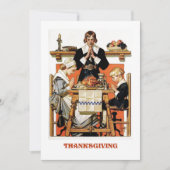Art Thanksgiving Invitaties Kaart (Voorkant)
