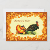 Art Thanksgiving Invitaties Kaart (Voorkant)