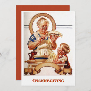  Art Thanksgiving Invitaties Kaart