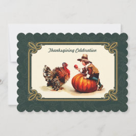 Art Thanksgiving Invitaties Kaart