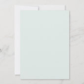 Art Thema Verjaardagsfeestuitnodiging Kaart (Achterkant)