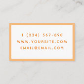 Art Therapy Add Jouw naam Artistic Creative Modern Visitekaartje (Achterkant)