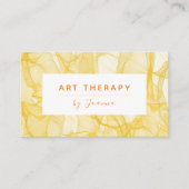 Art Therapy Add Jouw naam Artistic Creative Modern Visitekaartje (Voorkant)