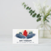 Art Therapy Healing Abstract Visitekaartje (Staand voorkant)