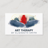 Art Therapy Healing Abstract Visitekaartje (Voorkant)