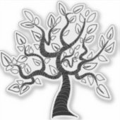 Art Tree-Sticker Sticker (Voorkant)
