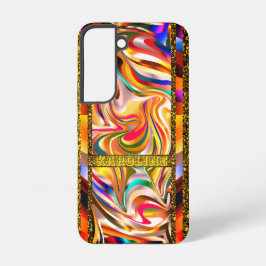 Art Trends Swirly Colorful Samsung Galaxy Hoesje