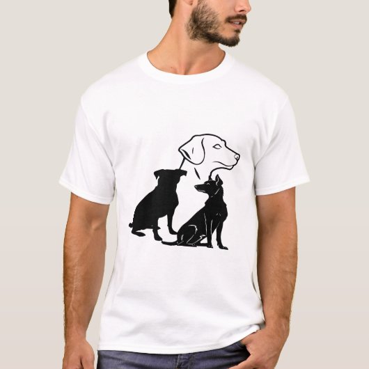 Art Trio van Loyal Paws T-shirt (Voorkant)