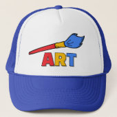 Art Trucker Hat Pet (Voorkant)