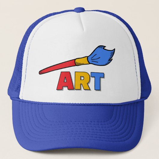 Art Trucker Hat Trucker Pet (Voorkant)