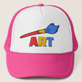 Art Trucker Hat Trucker Pet (Voorkant)
