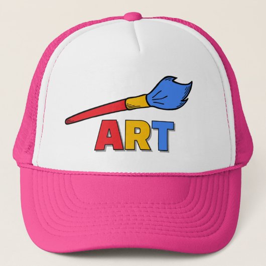 Art Trucker Hat Trucker Pet (Voorkant)