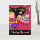 Art. van de Douche van het Meisje van het baby het (Voorkant)