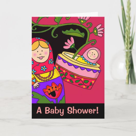 Art. van de Douche van het Meisje van het baby het (Voorkant)