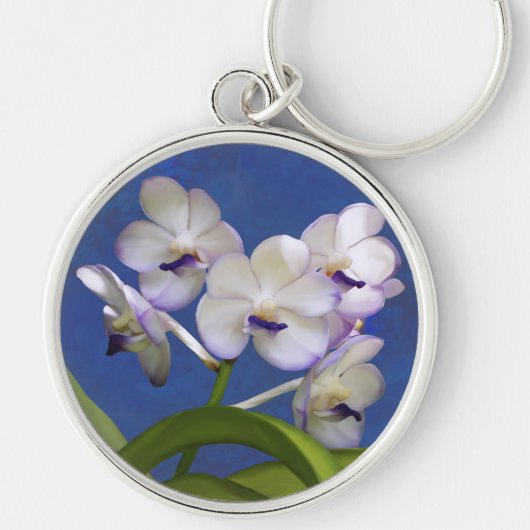 Art. van de Foto van het Plant van bloesems het Sleutelhanger (Voorkant)
