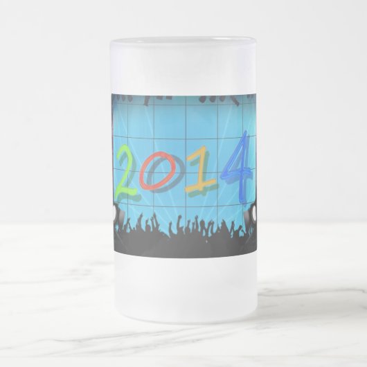 Art. van de Pret van de Partij van de Stad van het Matglas Bierpul (Center)